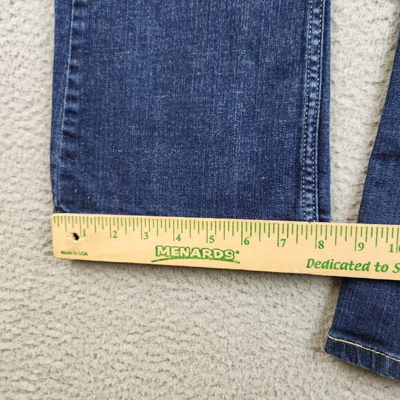 Levis Jeans Women 29 (26x31) Blue Curvy Bootcut 529 Stretch Dark Low Rise Ladies - Picture 7 of 10